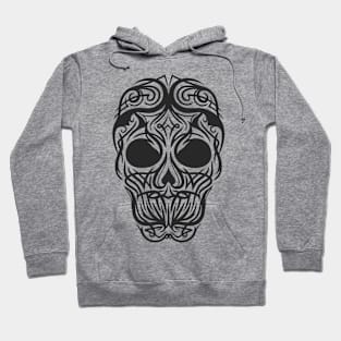 skull Halloween black Hoodie